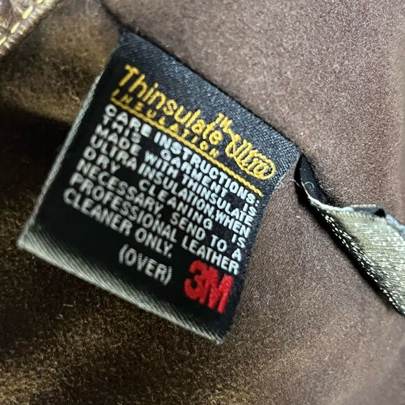 Wilson Pelle Jacket Mens Large Brown Leather - Picture 6 of 11